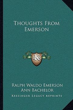 portada thoughts from emerson (en Inglés)