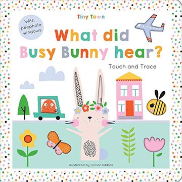 portada What did Busy Bunny Hear? (Tiny Town Touch and Trace) (en Inglés)