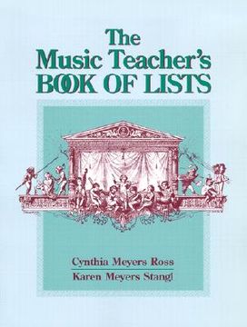 portada the music teacher's book of lists (en Inglés)