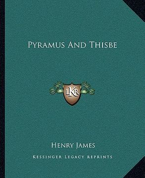 portada pyramus and thisbe (in English)
