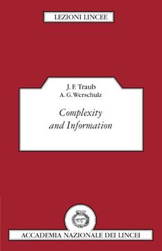portada Complexity and Information Paperback (Lezioni Lincee) (en Inglés)