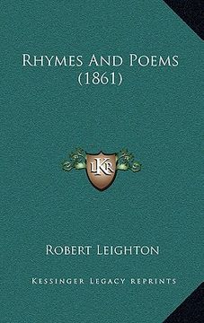portada rhymes and poems (1861) (en Inglés)