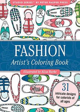 portada Fashion Portable Adult Coloring Book (31 Stress-Relieving Designs) (en Inglés)