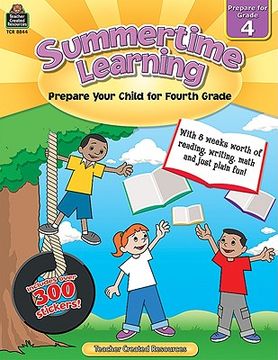 Libro summertime learning grade 4,prepare your child for fourth grade ...
