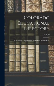 portada Colorado Educational Directory; 1919-20 (in English)
