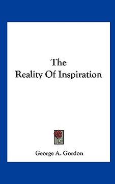 portada the reality of inspiration (in English)