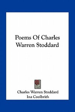 portada poems of charles warren stoddard (en Inglés)