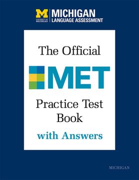 portada The Official Met Practice Test Book with Answers (in English)