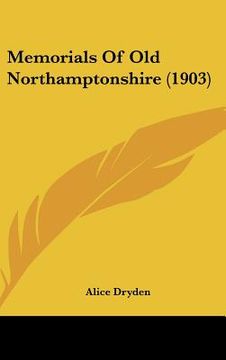 portada memorials of old northamptonshire (1903) (in English)