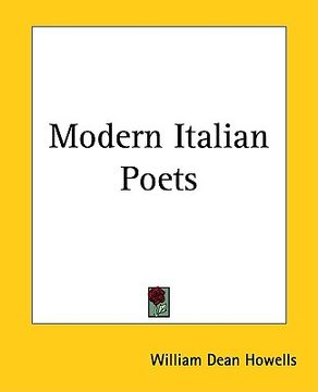 portada modern italian poets (en Inglés)
