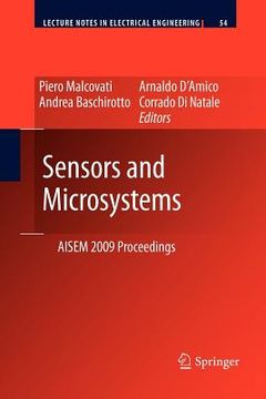 portada sensors and microsystems: aisem 2009 proceedings (en Inglés)