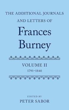 portada The Additional Journals and Letters of Frances Burney: Volume ii: 1791-1840 (en Inglés)
