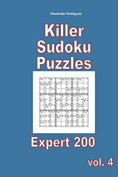 portada Killer Sudoku Puzzles - Expert 200 Vol. 4 (en Inglés)