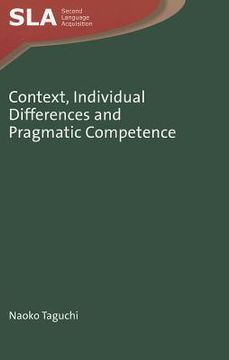 portada Context, Individual Differences and Pragmatic Competence (en Inglés)