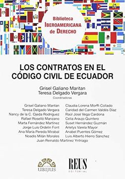 portada Los Contratos en el Código Civil de Ecuador