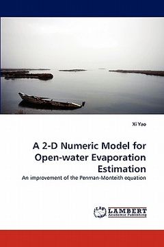 portada a 2-d numeric model for open-water evaporation estimation (en Inglés)