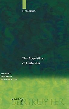 portada The Acquisition of Finiteness (en Inglés)