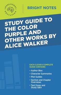 portada Study Guide to The Color Purple and Other Works by Alice Walker (in English)