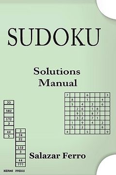 portada sudoku solutions manual (en Inglés)