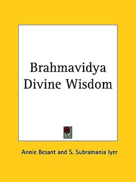 portada brahmavidya divine wisdom (in English)