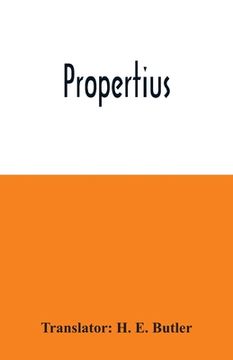 portada Propertius (en Inglés)