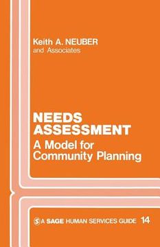 portada needs assessment: a model for community planning (en Inglés)