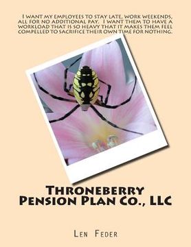 portada Throneberry Pension Plan Co., LLC (en Inglés)