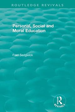 portada Personal, Social and Moral Education (Routledge Revivals) (en Inglés)