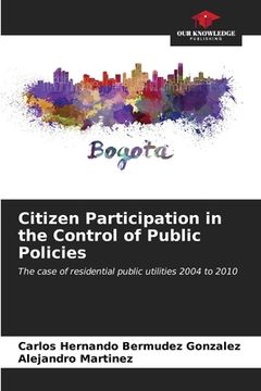 portada Citizen Participation in the Control of Public Policies (en Inglés)