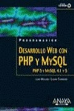 portada Desarrollo Web Con Php Y Mysql+Cd - Rom