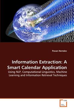 portada information extraction: a smart calendar application (en Inglés)