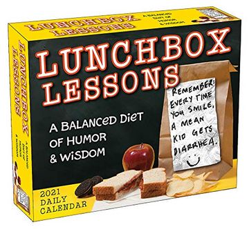 portada Lunchbox Lessons 2021 Calendar: A Balanced Diet of Humor and Wisdom (en Inglés)