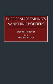 portada european retailing's vanishing borders (en Inglés)