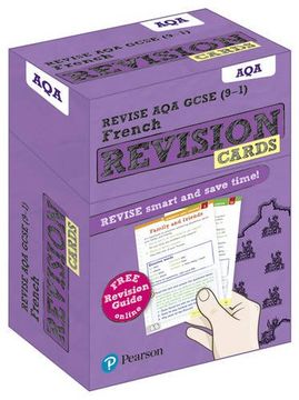 portada Revise aqa Gcse (9-1) French Revision Cards: With Free Online Revision Guide (Revise aqa Gcse mfl 16) (en Inglés)