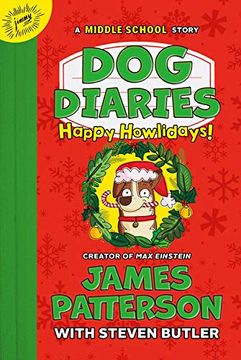 portada Dog Diaries: Happy Howlidays: A Middle School Story (en Inglés)