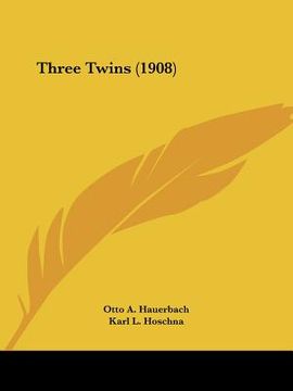 portada three twins (1908) (en Inglés)