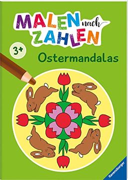 portada Ravensburger Malen Nach Zahlen ab 3 Jahren Ostermandalas - 24 Motive - Malheft für Kinder - Nummerierte Ausmalfelder (en Alemán)
