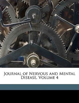 portada journal of nervous and mental disease, volume 4 (en Inglés)