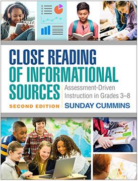 portada Close Reading of Informational Sources: Assessment-Driven Instruction in Grades 3-8 (en Inglés)