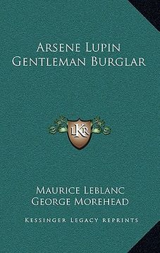 portada arsene lupin gentleman burglar (in English)