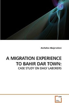 portada a migration experience to bahir dar town (en Inglés)