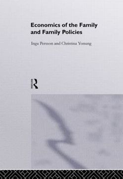 portada Economics of the Family and Family Policies (Routledge Research in Gender and Society) (in English)