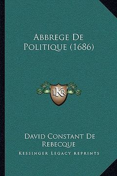 portada Abbrege De Politique (1686) (en Francés)
