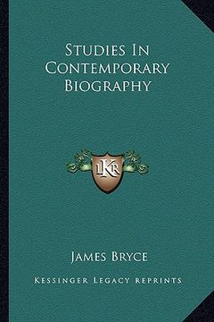 portada studies in contemporary biography