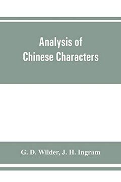 portada Analysis of Chinese Characters 