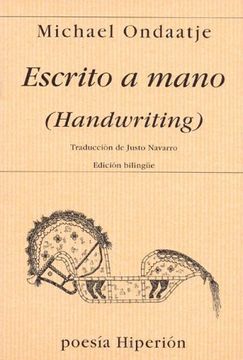portada Escrito a Mano (Handwriting) (Poesía Hiperión) (in Spanish)
