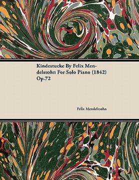 portada kindest cke by felix mendelssohn for solo piano (1842) op.72