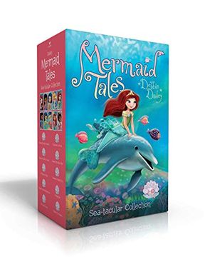 portada Mermaid Tales Sea-Tacular Collection Books 1-10 (Boxed Set): Trouble at Trident Academy; Battle of the Best Friends; A Whale of a Tale; Danger in the (en Inglés)