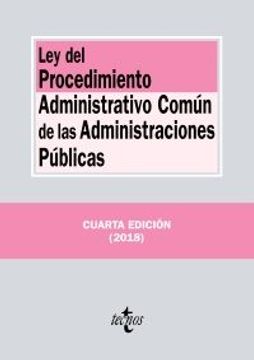 portada Ley del Procedimiento Administrativo Comun de las Administraciones Publicas