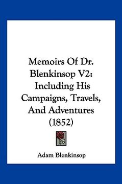 portada memoirs of dr. blenkinsop v2: including his campaigns, travels, and adventures (1852) (en Inglés)